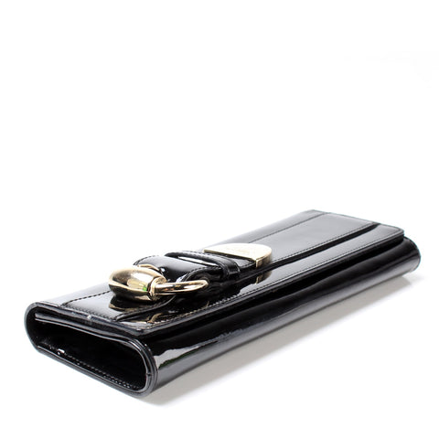 181544 Buckle Clutch Patent Leather