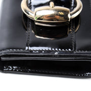 181544 Buckle Clutch Patent Leather