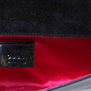 181544 Buckle Clutch Patent Leather