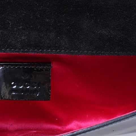 181544 Buckle Clutch Patent Leather