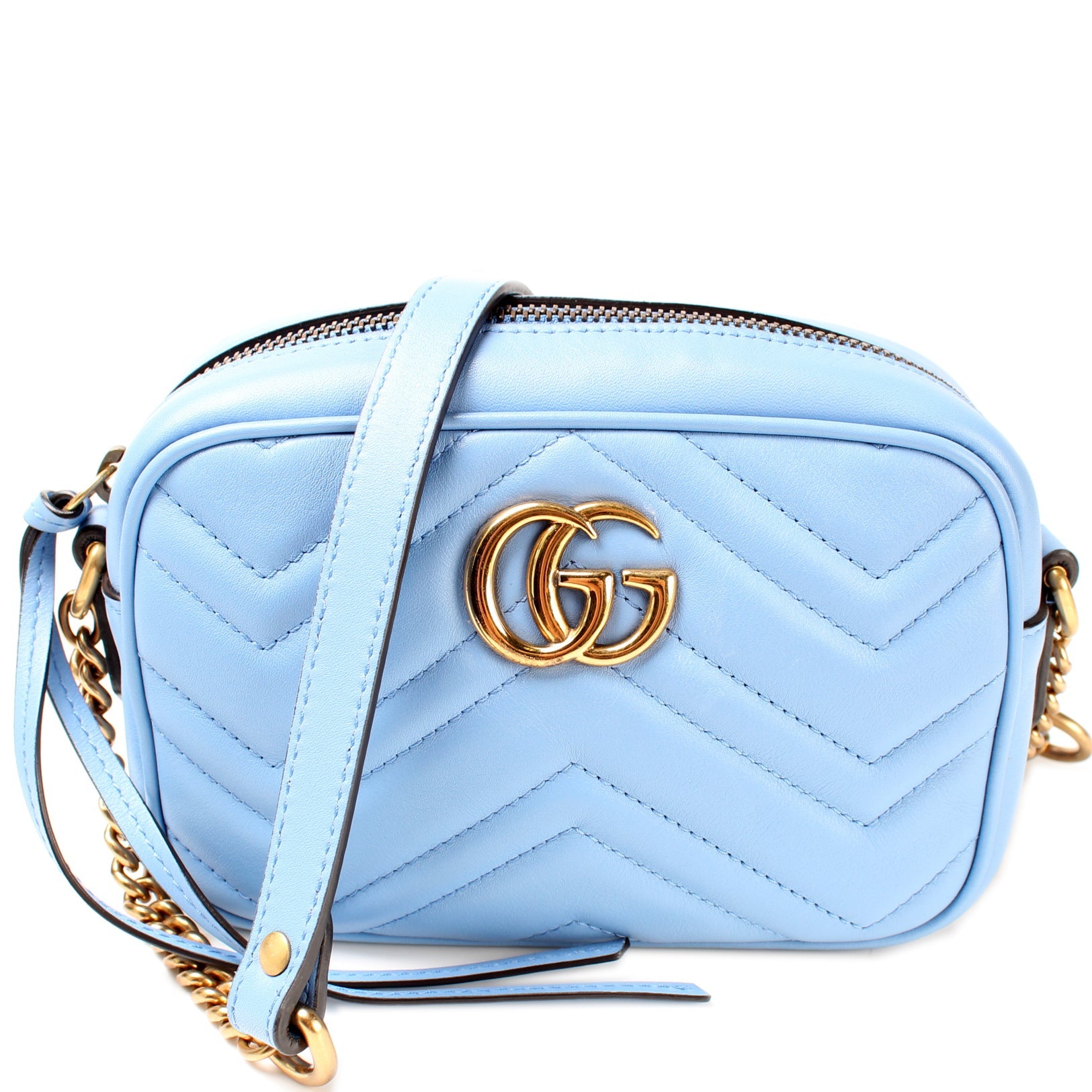 448065 GG Marmont Mini Camera Bag lbcase