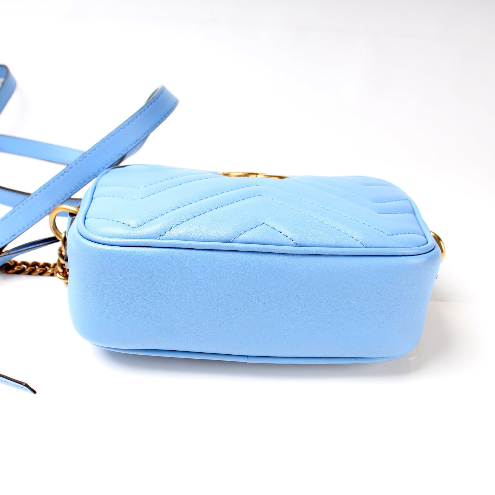 448065 GG Marmont Mini Camera Bag lbcase