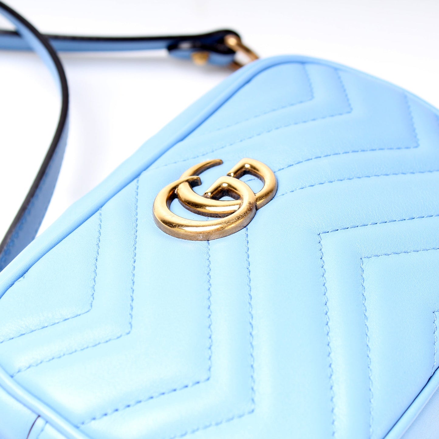 448065 GG Marmont Mini Camera Bag lbcase