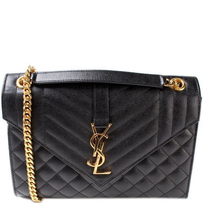 Grain De Monogram Triquilt Medium Satchel 600185