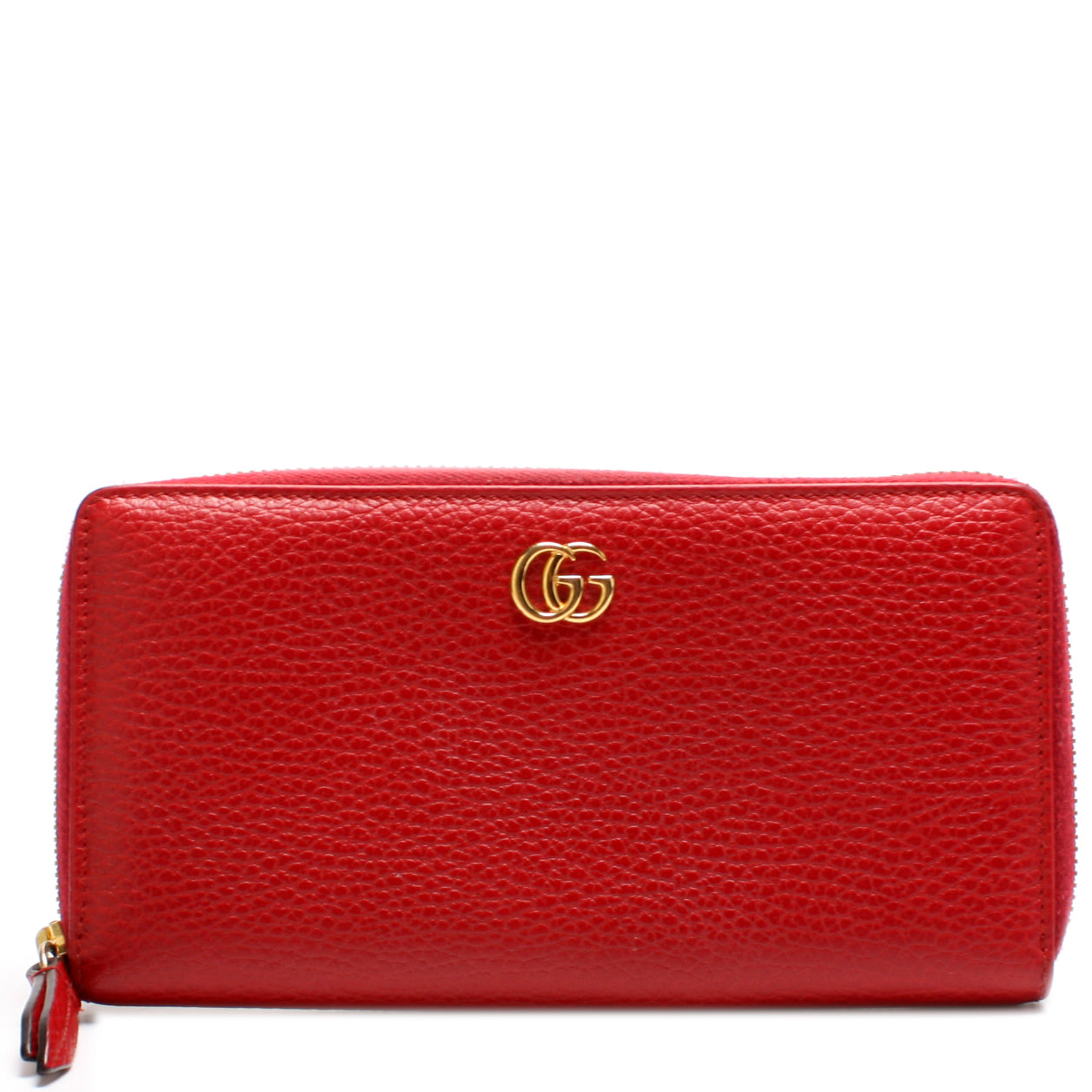 456117 GG Leather Zip Around Wallet lbcase
