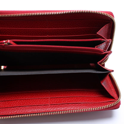 456117 GG Leather Zip Around Wallet lbcase