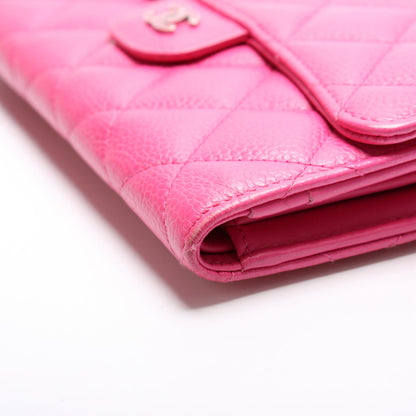 Classic Flap Wallet Caviar