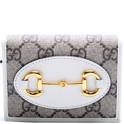621887 Horsebit 1955 GG Supreme Card Case lbcase
