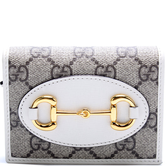 621887 Horsebit 1955 GG Supreme Card Case lbcase