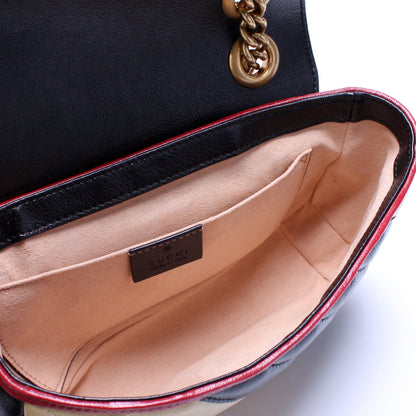 446744 Marmont Shoulder Mini Flap lbcase