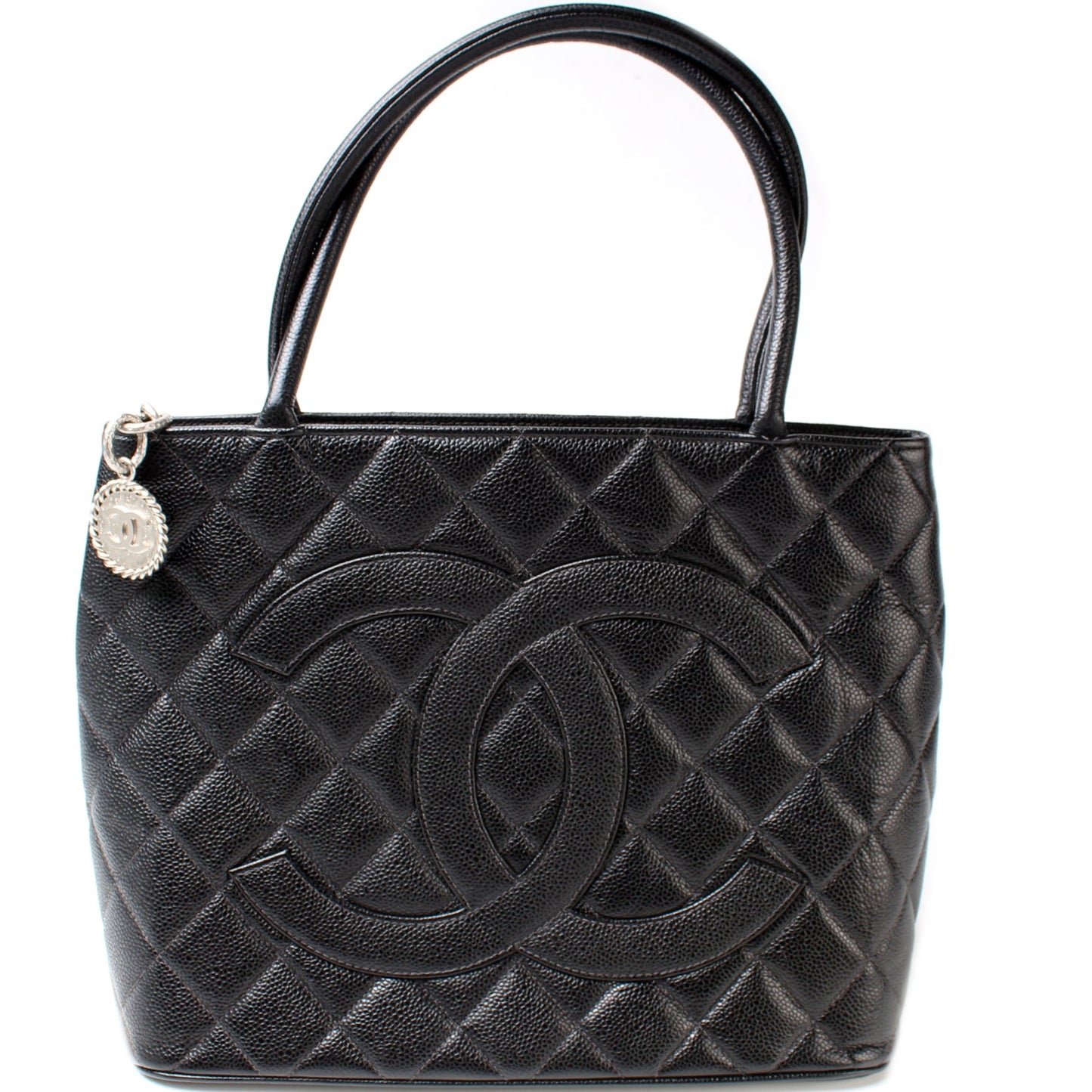Medallion Tote Caviar