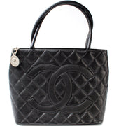 Medallion Tote Caviar