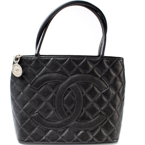 Medallion Tote Caviar