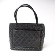 Medallion Tote Caviar