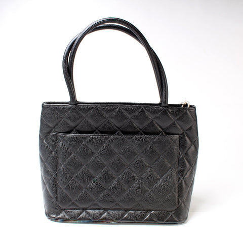 Medallion Tote Caviar