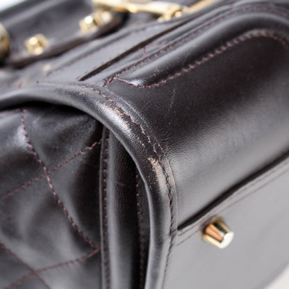 Manor Satchel Quilted Calfskin Large