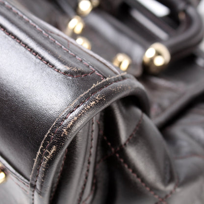 Manor Satchel Quilted Calfskin Large
