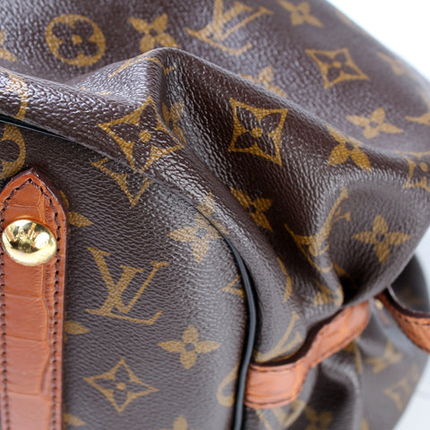 Mahina XL Monogram Alligator Trim