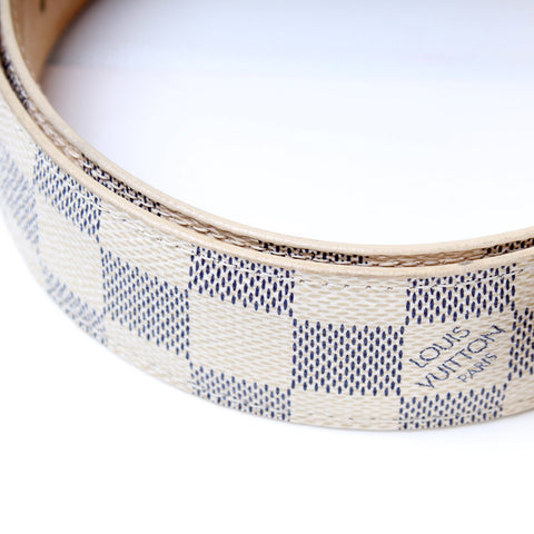 Voyage Buckle Damier Azur Belt Size 80/32