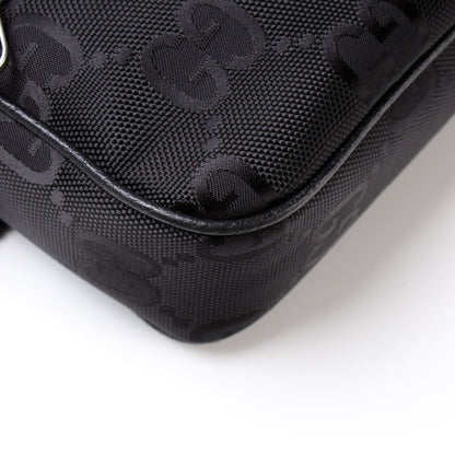 631341 Off The Grid Nylon Logo Belt Bag lbcase
