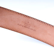 114876 Interlocking GG Leather Belt Size 80/32