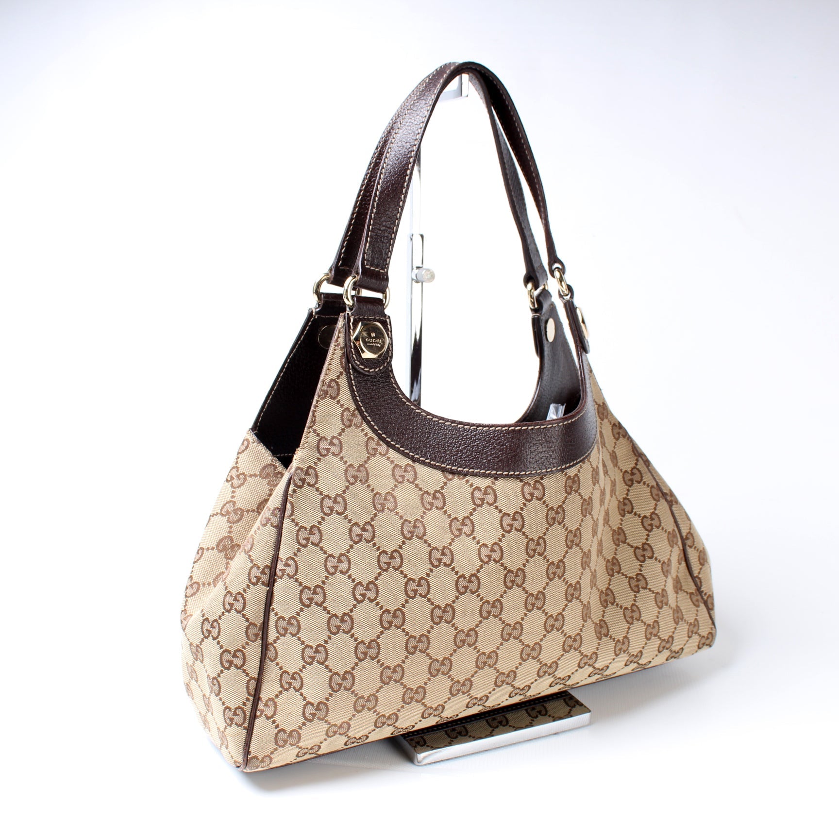 154982 GG Canvas Charmy Shoulder Bag lbcase