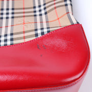 Canvas Check Tote Vintage
