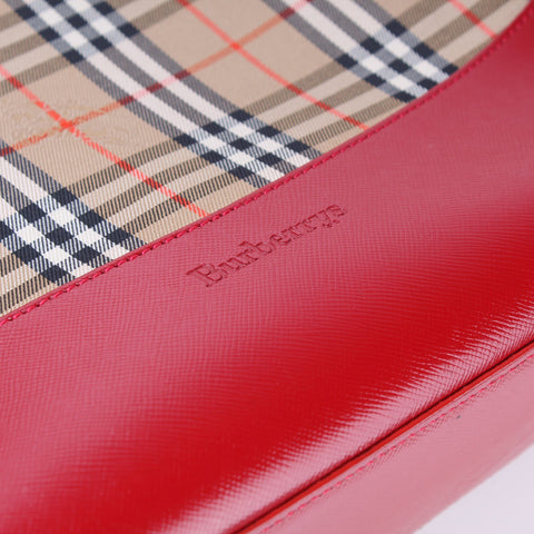 Canvas Check Tote Vintage