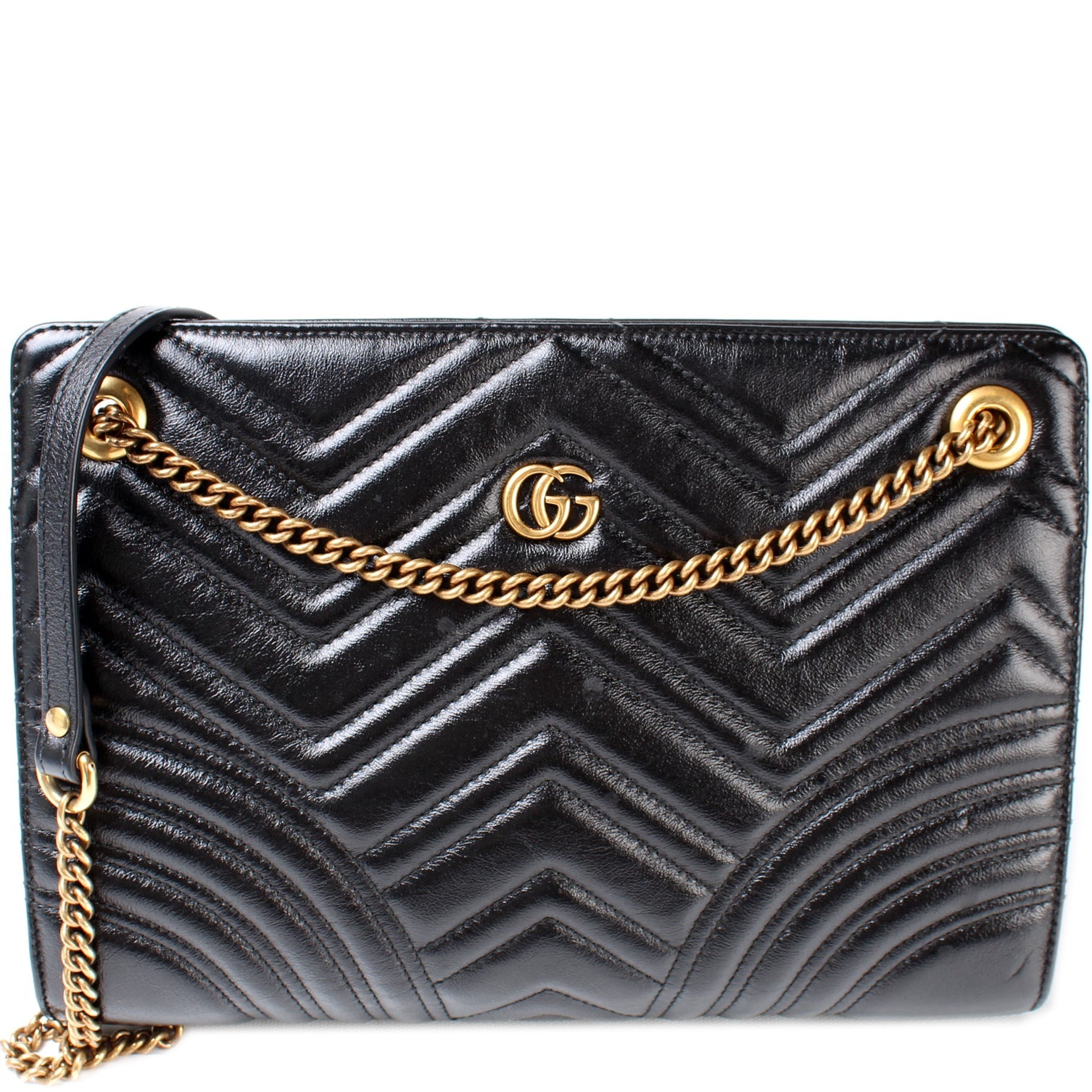 524592 GG Marmont Slim Shoulder Bag lbcase