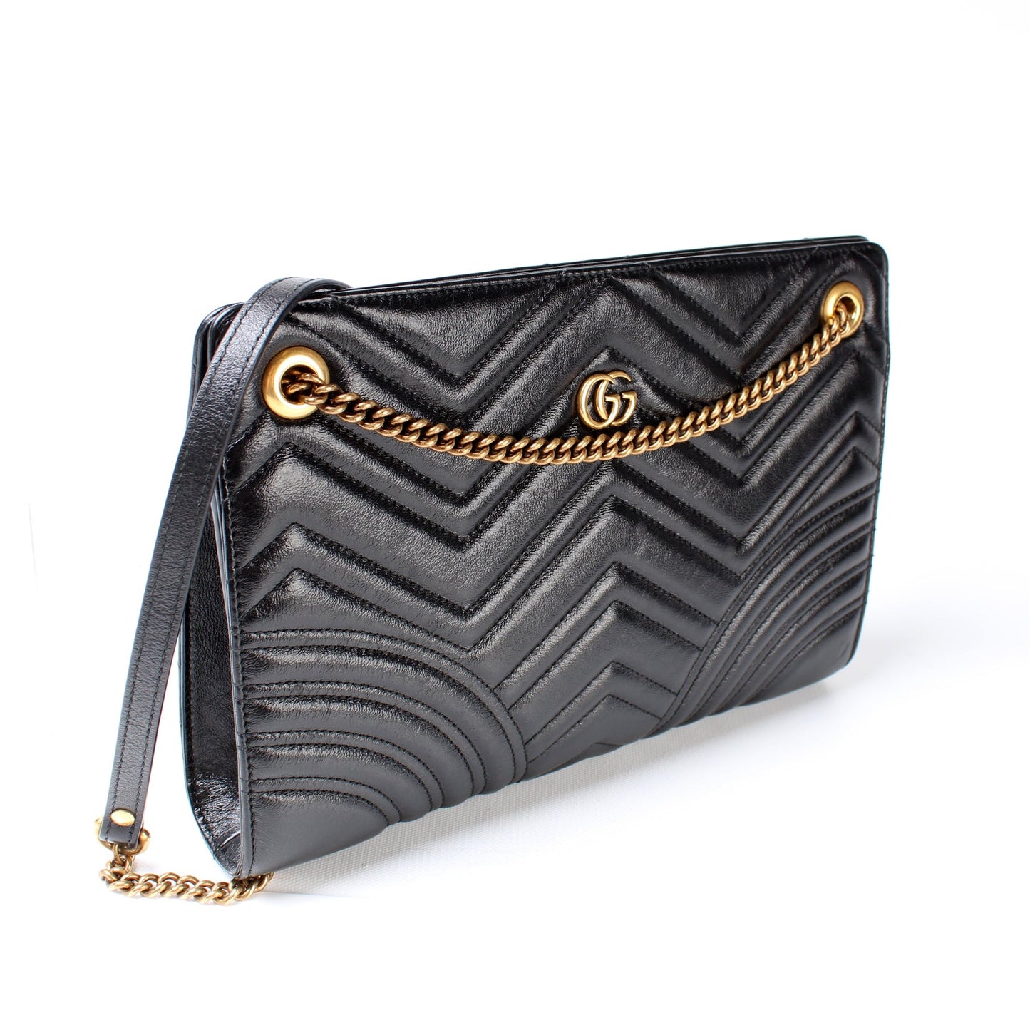 524592 GG Marmont Slim Shoulder Bag lbcase