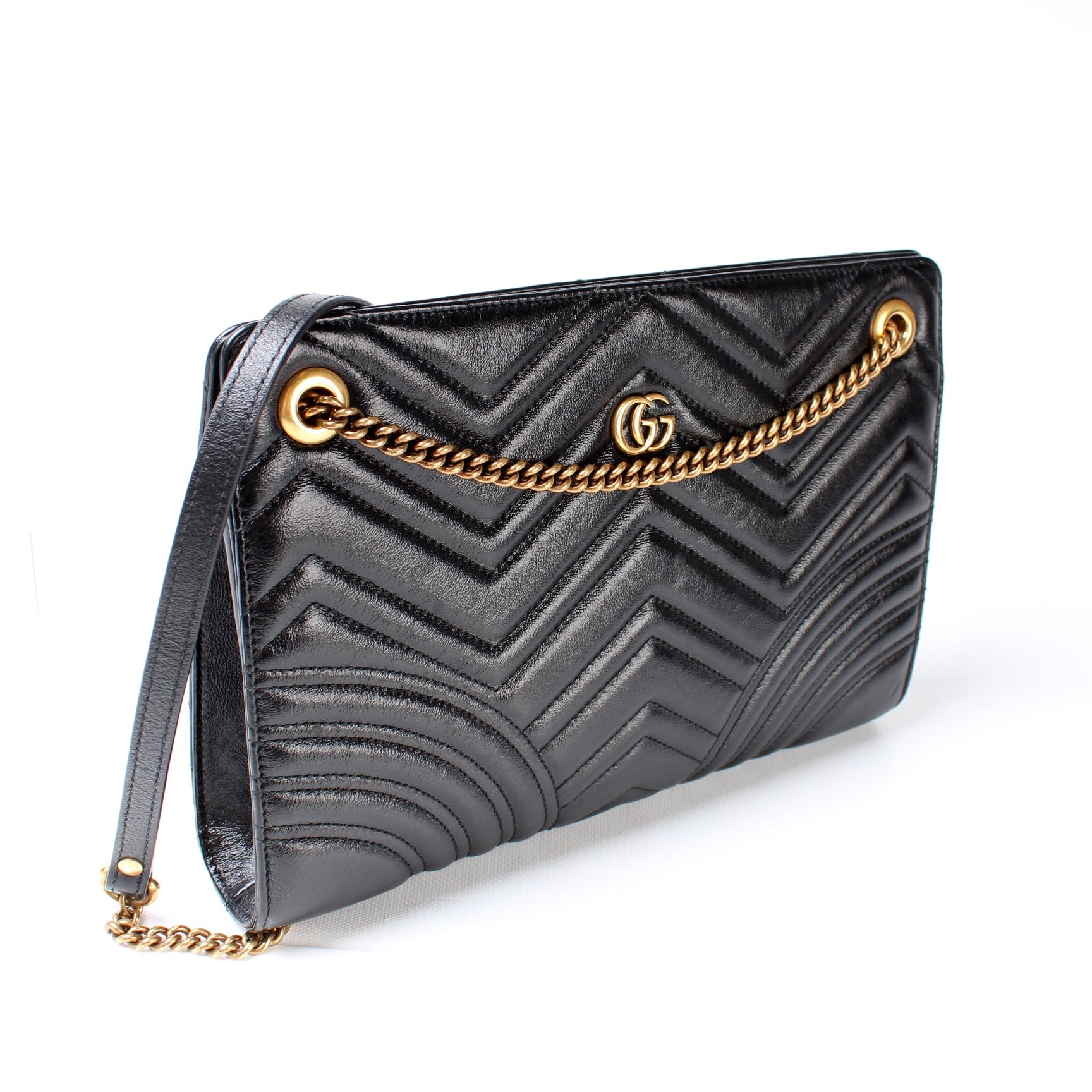 524592 GG Marmont Slim Shoulder Bag lbcase