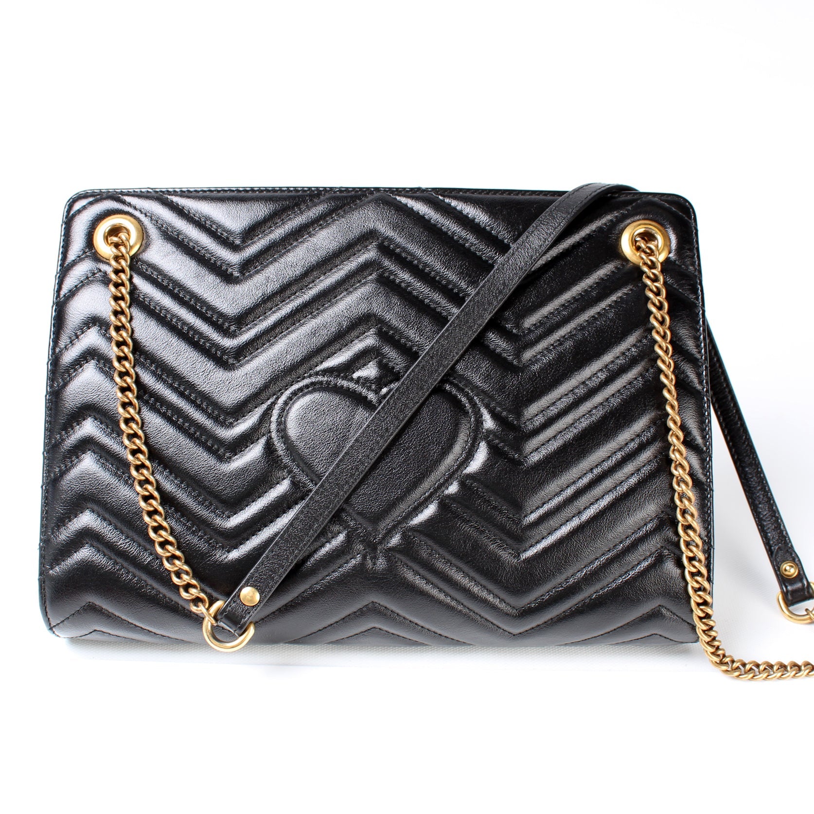 524592 GG Marmont Slim Shoulder Bag lbcase