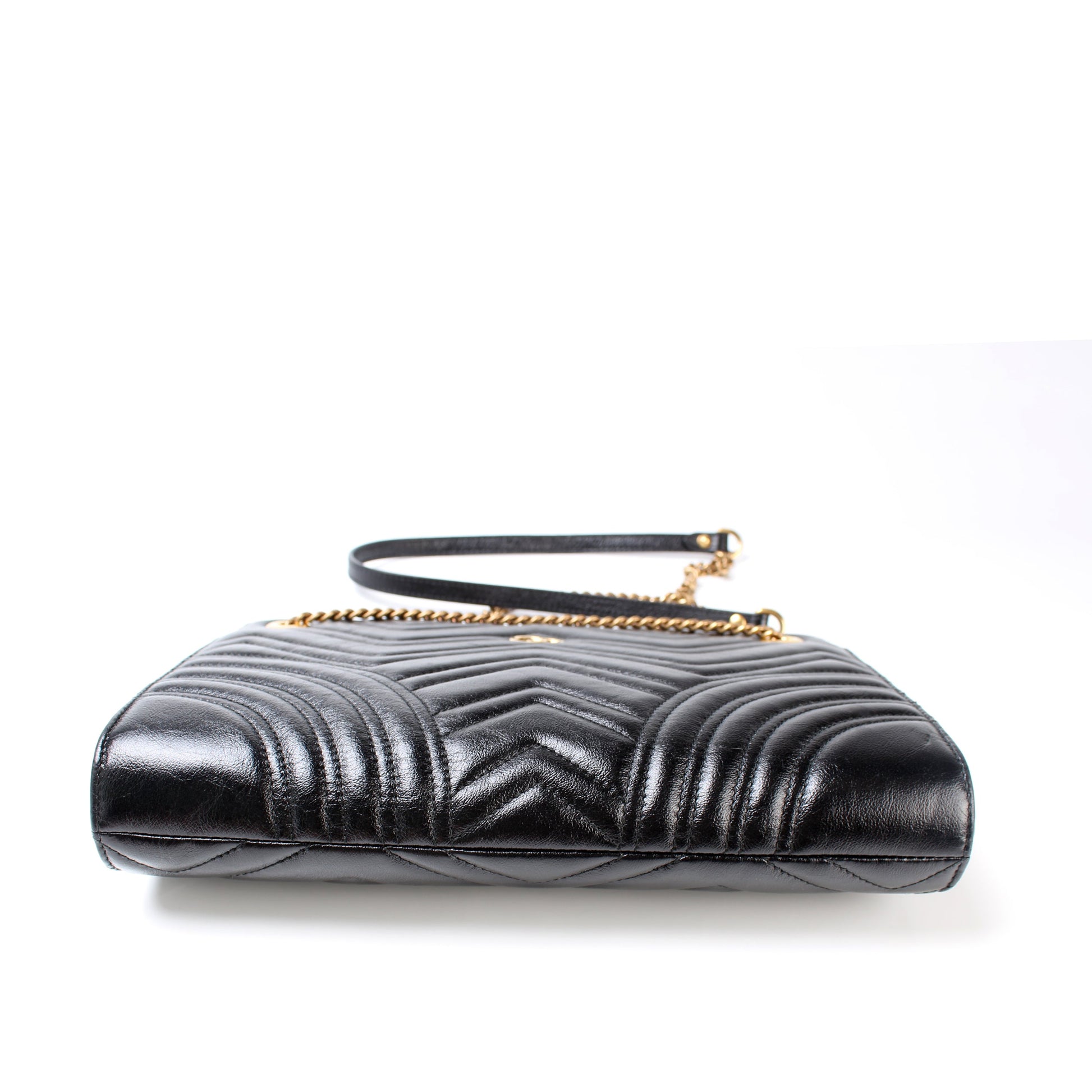 524592 GG Marmont Slim Shoulder Bag lbcase