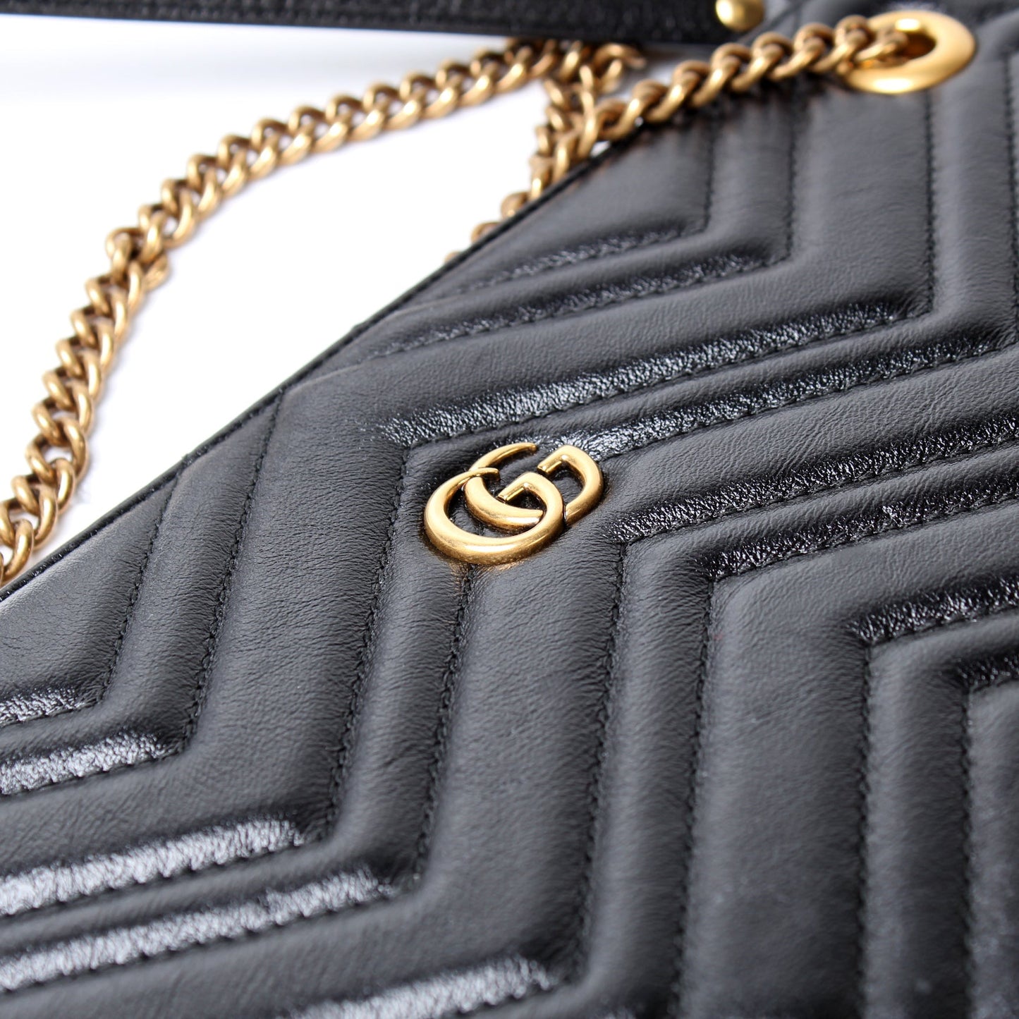 524592 GG Marmont Slim Shoulder Bag lbcase