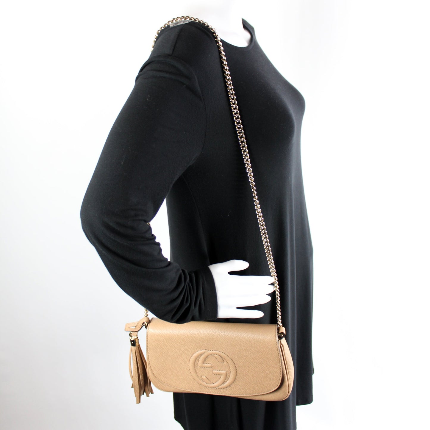 536224 Soho Chain Tassel Flap lbcase