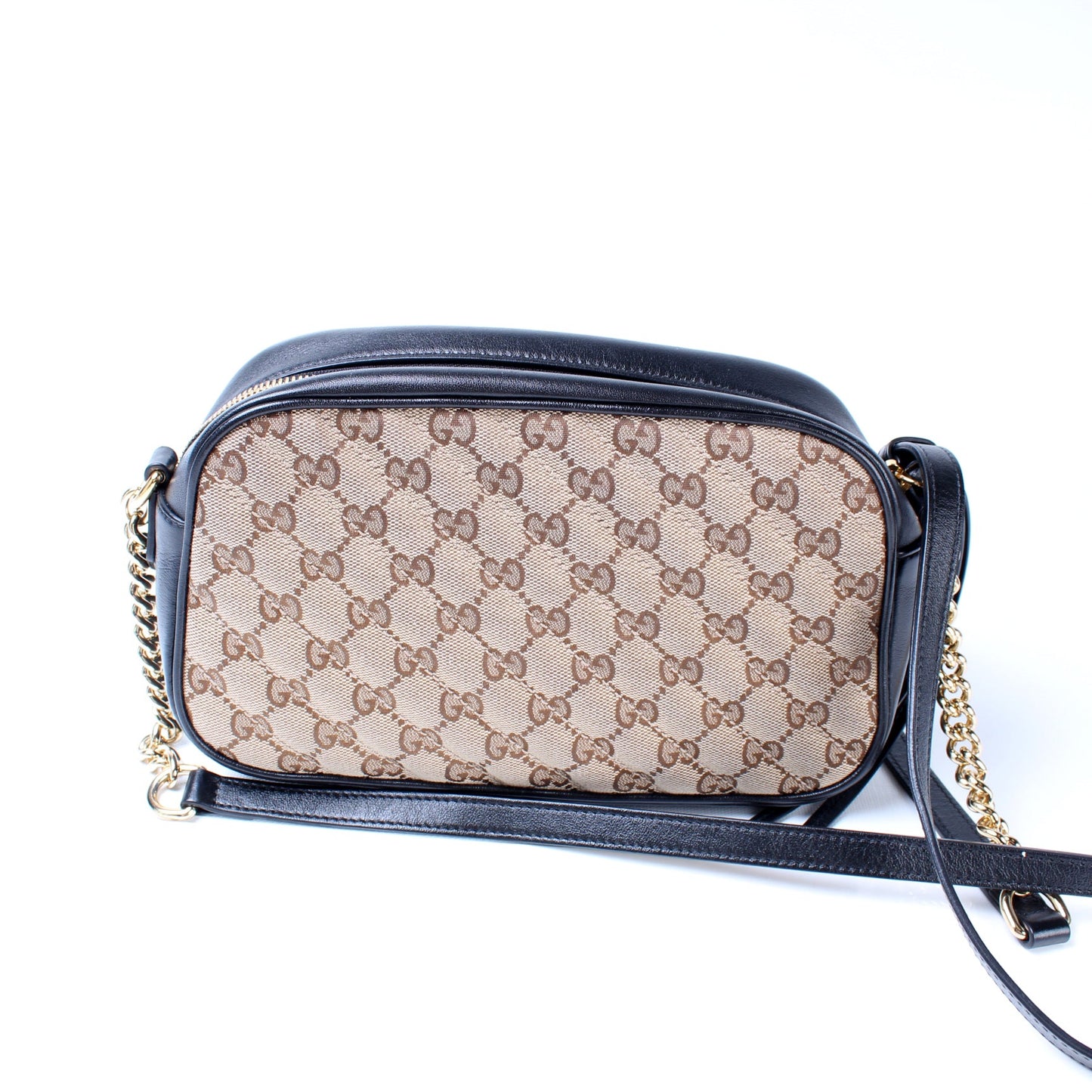 447632 GG Marmont Small Canvas Camera lbcase