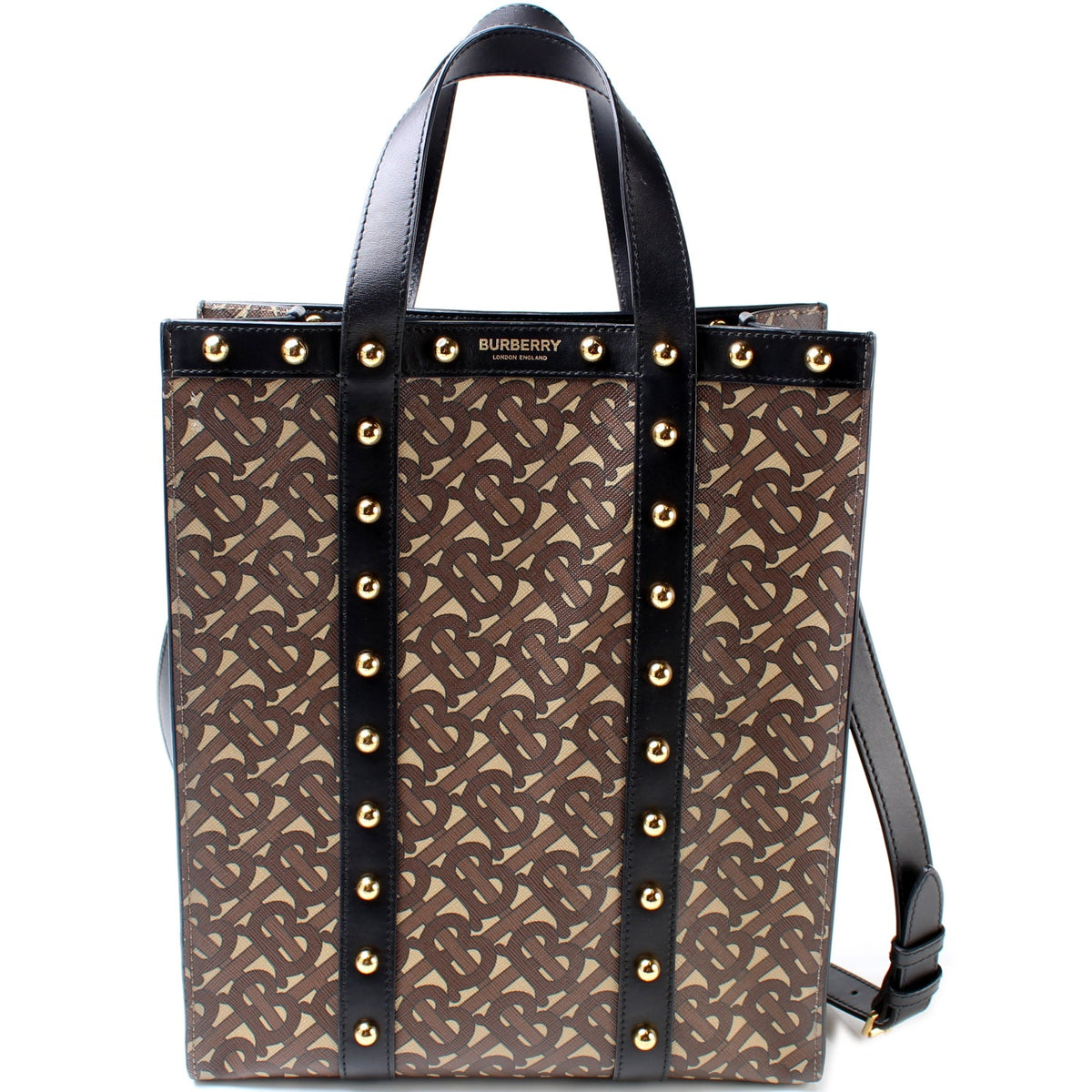E-Canvas Protait Studded Tote