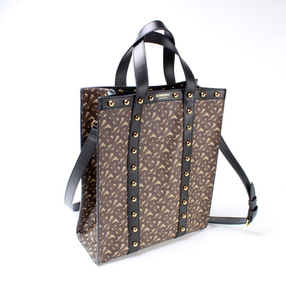 E-Canvas Protait Studded Tote