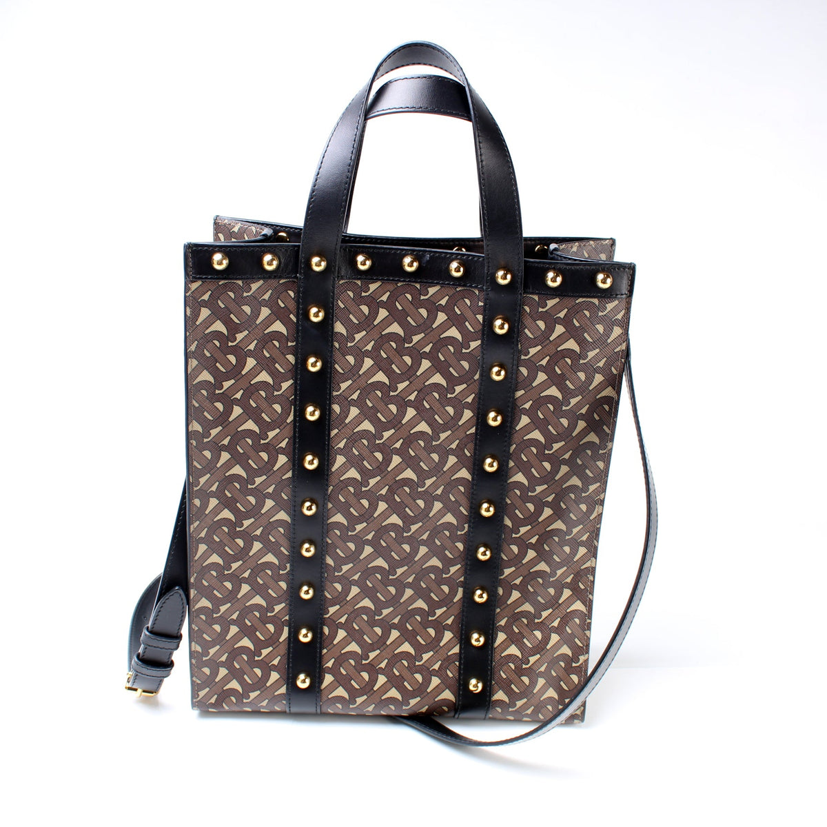 E-Canvas Protait Studded Tote