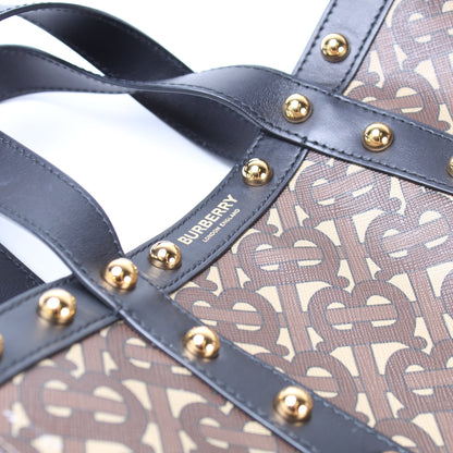 E-Canvas Protait Studded Tote