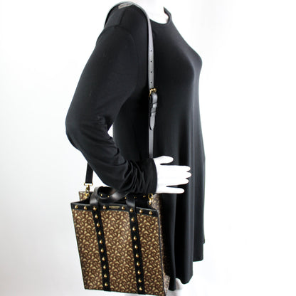 E-Canvas Protait Studded Tote