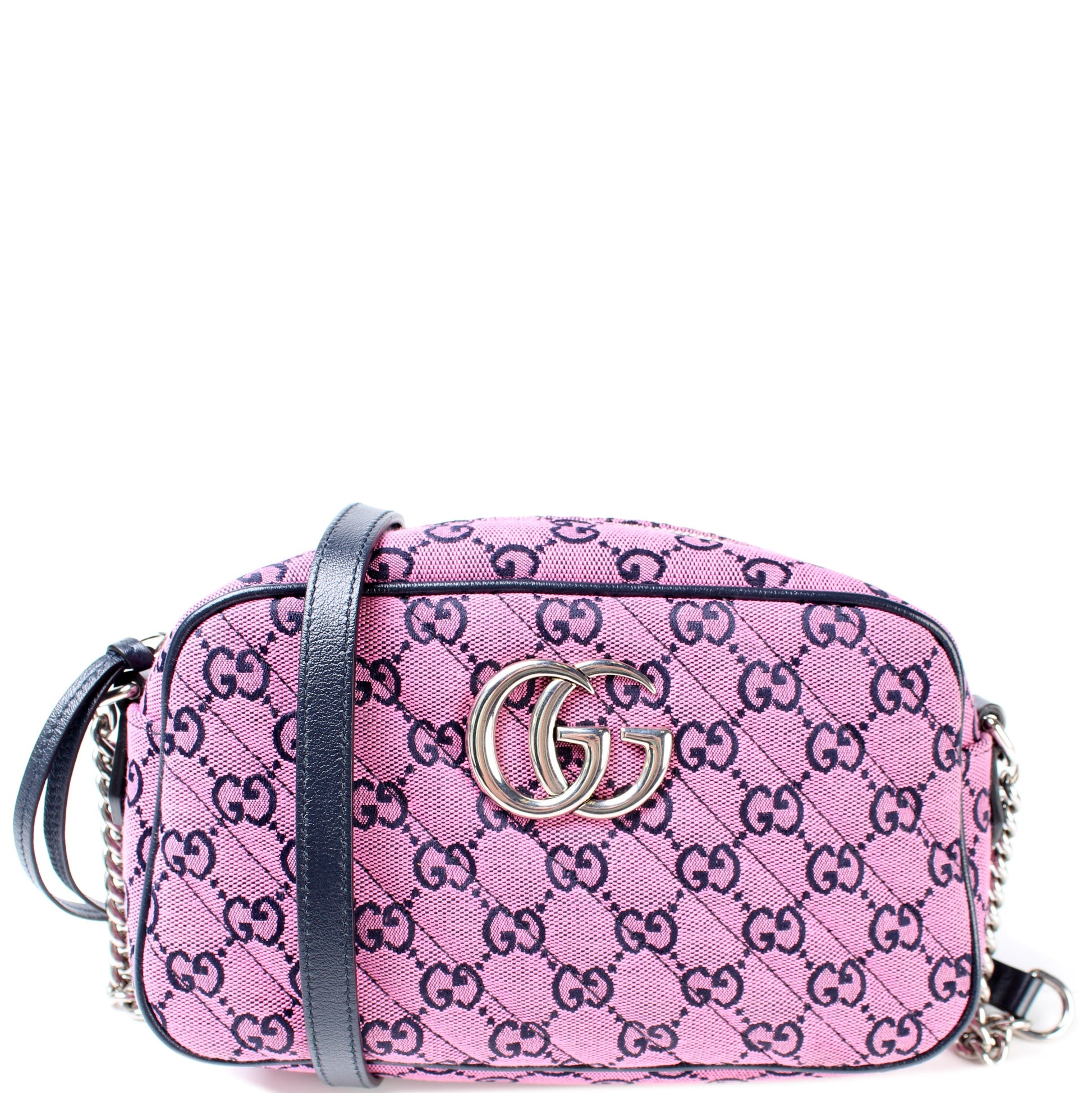 447632 GG Marmont Small Canvas Camera lbcase