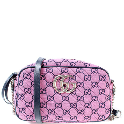 447632 GG Marmont Small Canvas Camera lbcase