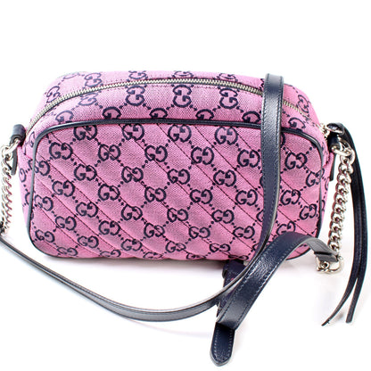 447632 GG Marmont Small Canvas Camera lbcase