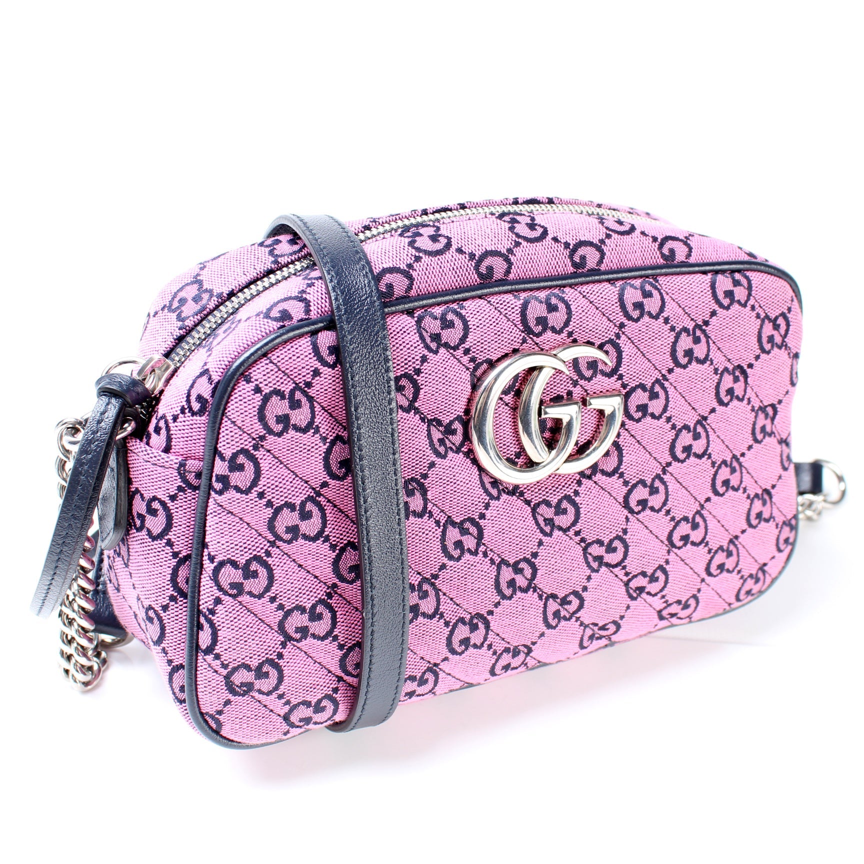 447632 GG Marmont Small Canvas Camera lbcase