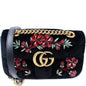 446744 GG Marmont Shoulder Mini Flap lbcase