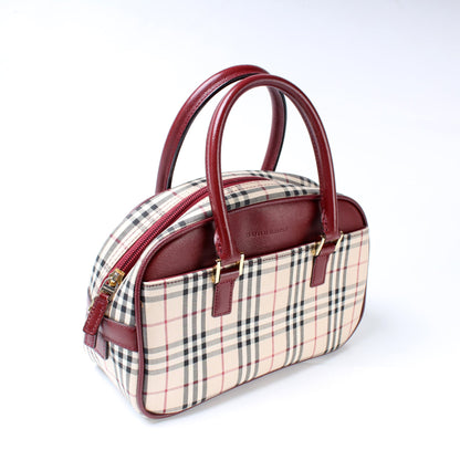 Nova Check Top Handle Bag
