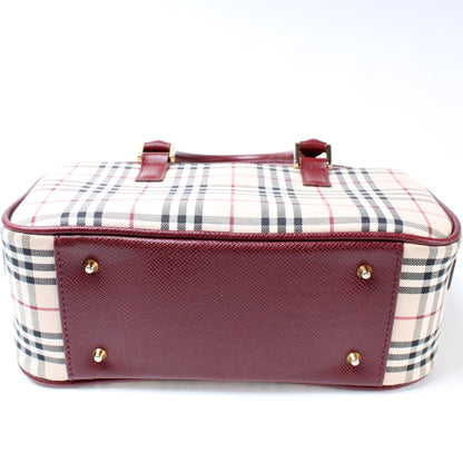 Nova Check Top Handle Bag