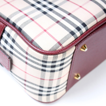 Nova Check Top Handle Bag