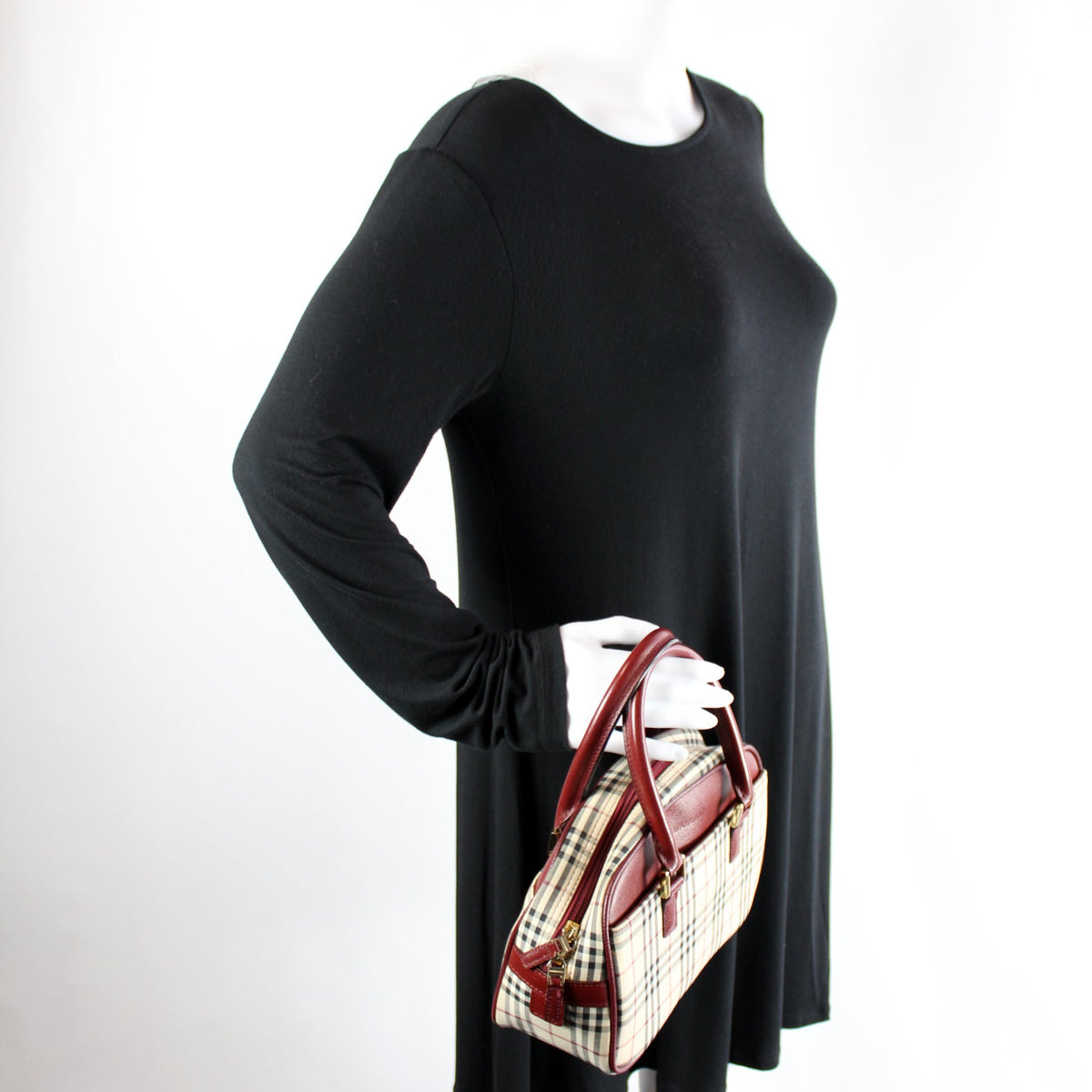 Nova Check Top Handle Bag